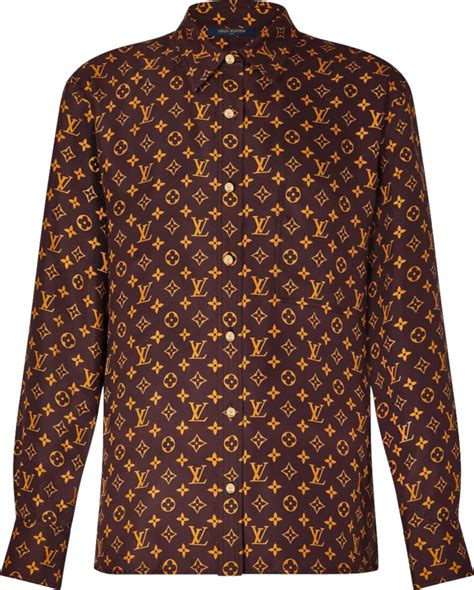 louis vuitton silk shirt replica|louis vuitton monogram shirt.